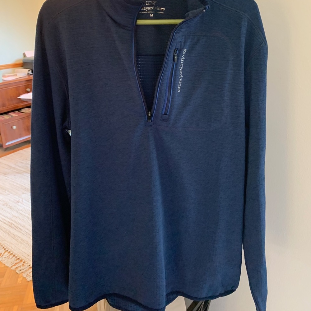 vineyard vibes men’s blue zip up